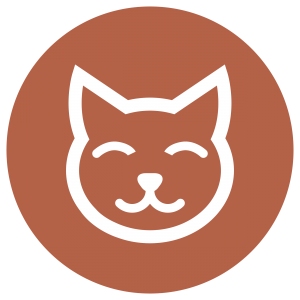 Icon of happy cat