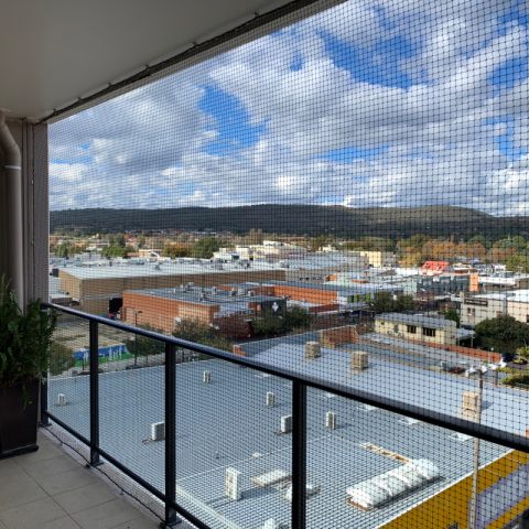 Balcony Cat Enclosure Netting - Purrfect Pens custom cat enclosures Canberra