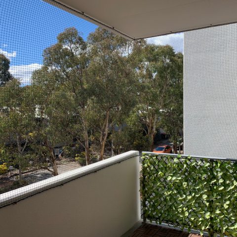 Balcony Cat Enclosure Netting - Purrfect Pens custom cat enclosures Canberra