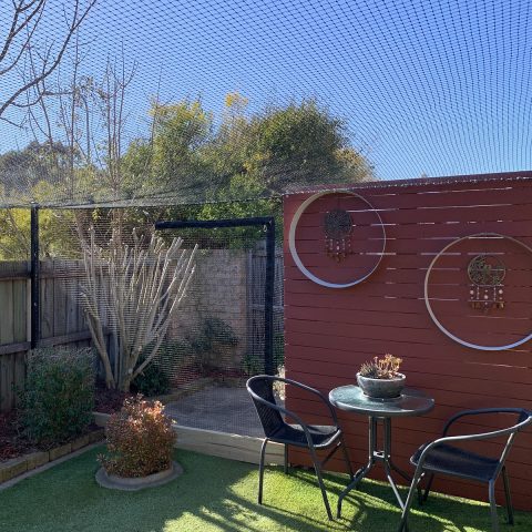 Backyard Cat Netting Enclosure - Purrfect Pens custom cat enclosures Canberra