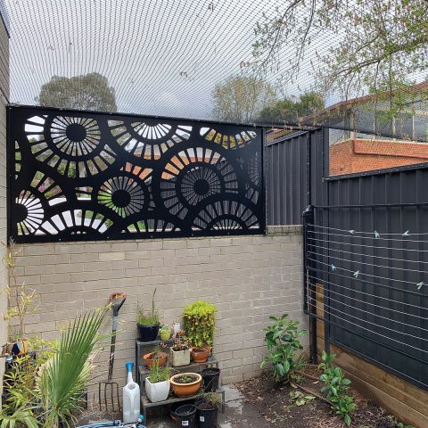 Courtyard Cat Netting Enclosure - Purrfect Pens custom cat enclosures Canberra
